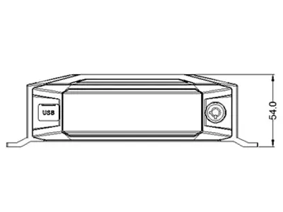 Diagram of DVR case