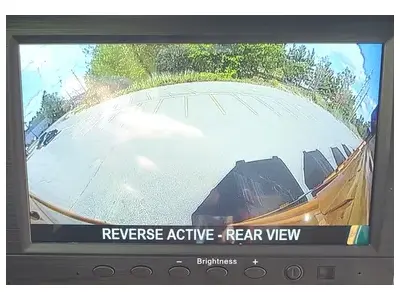 View from a backup camera